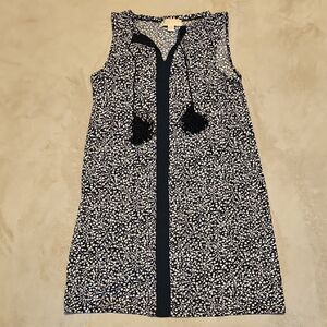 Michael Kors Blue and White Floral Dress